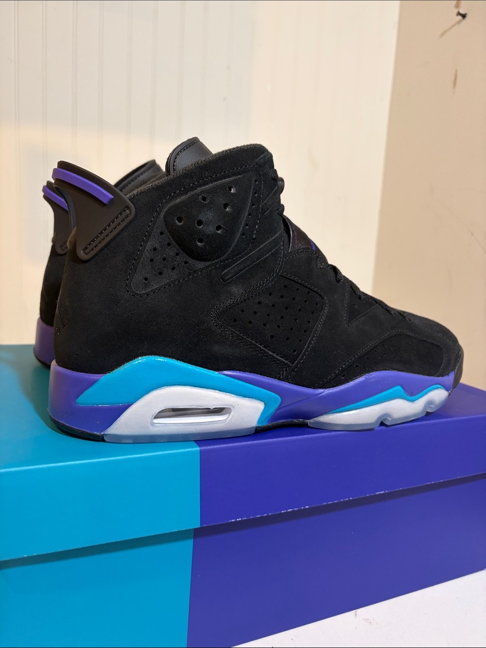 Jordan 6 Retro Mens Aqua/Black/Bright Concorde 10/23 release CT8529-004